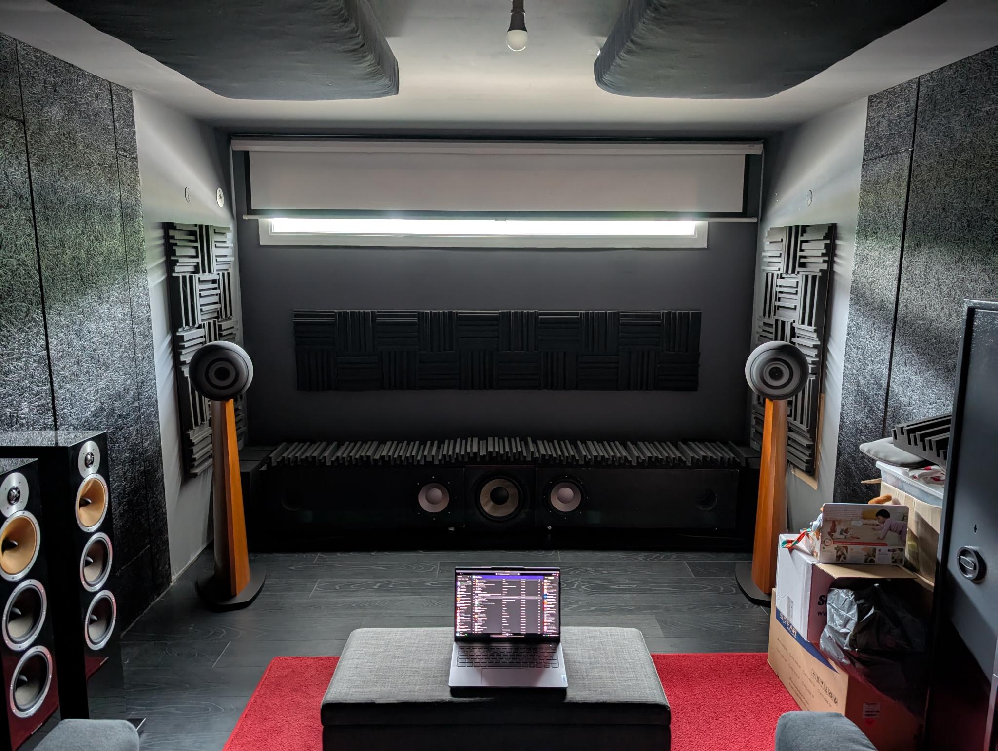 Cabasse Baltic II (2) in an acoustically treated room